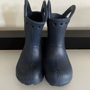 Kids Crocs Navy Blue Rain boots size 7